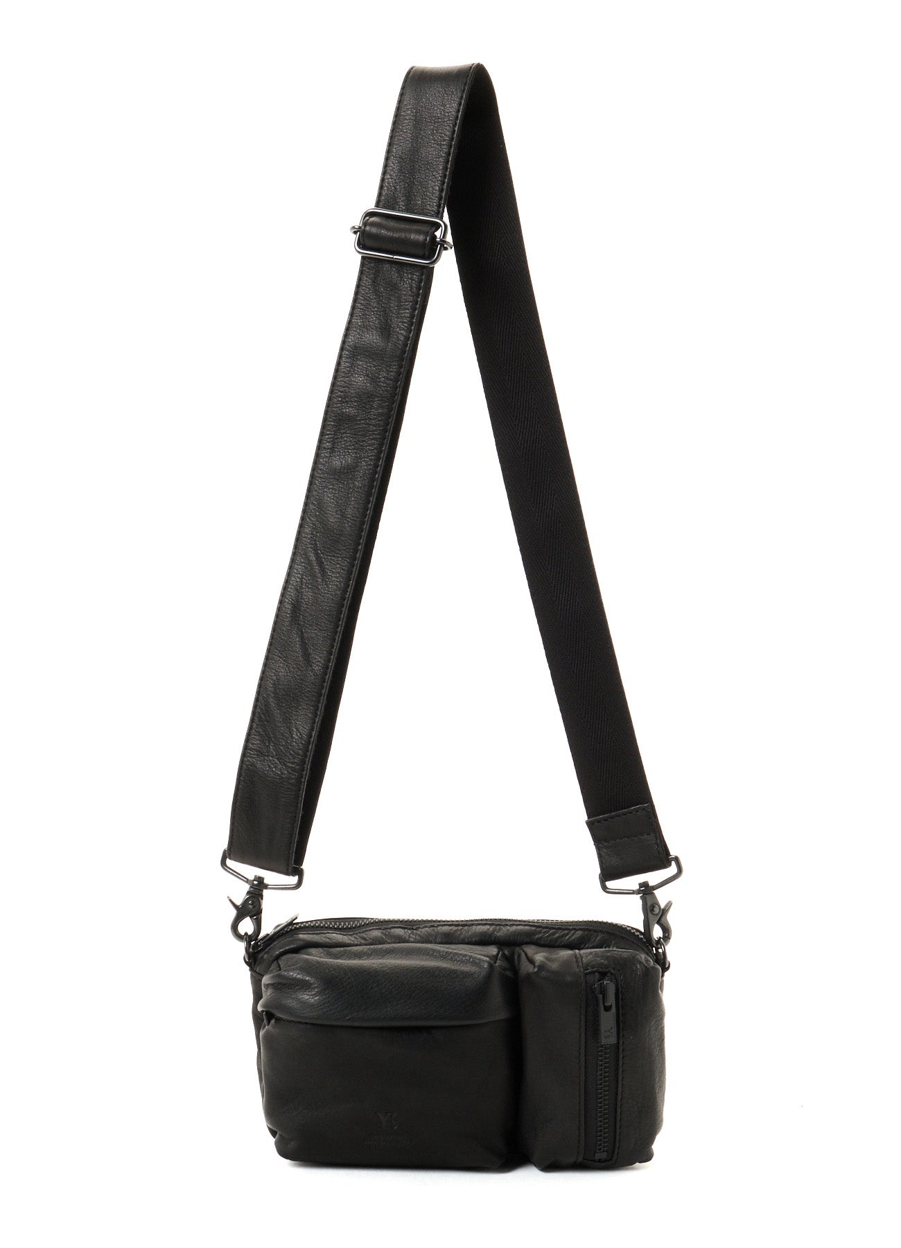 WATER STAIN LEATHER 2-WAY MINI POUCH