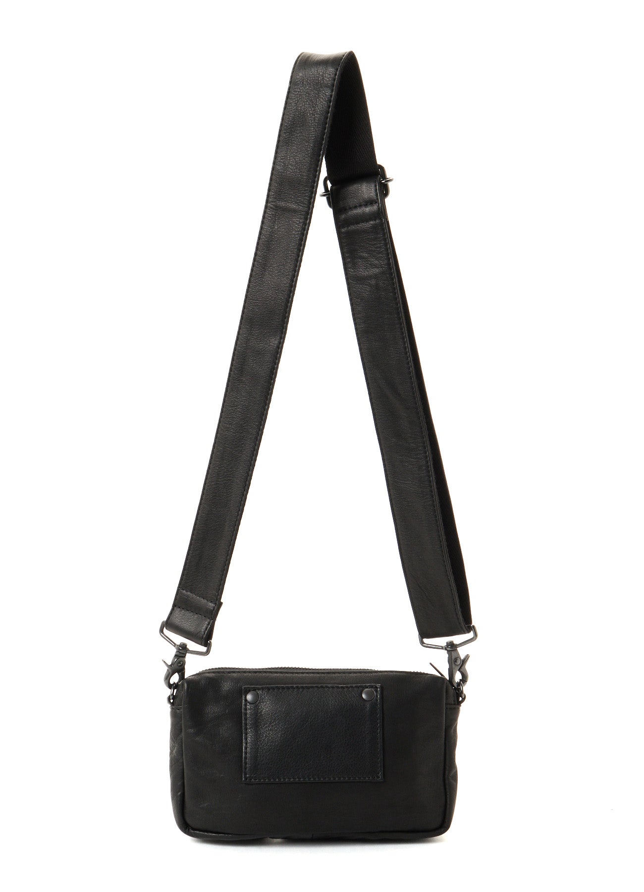 WATER STAIN LEATHER 2-WAY MINI POUCH