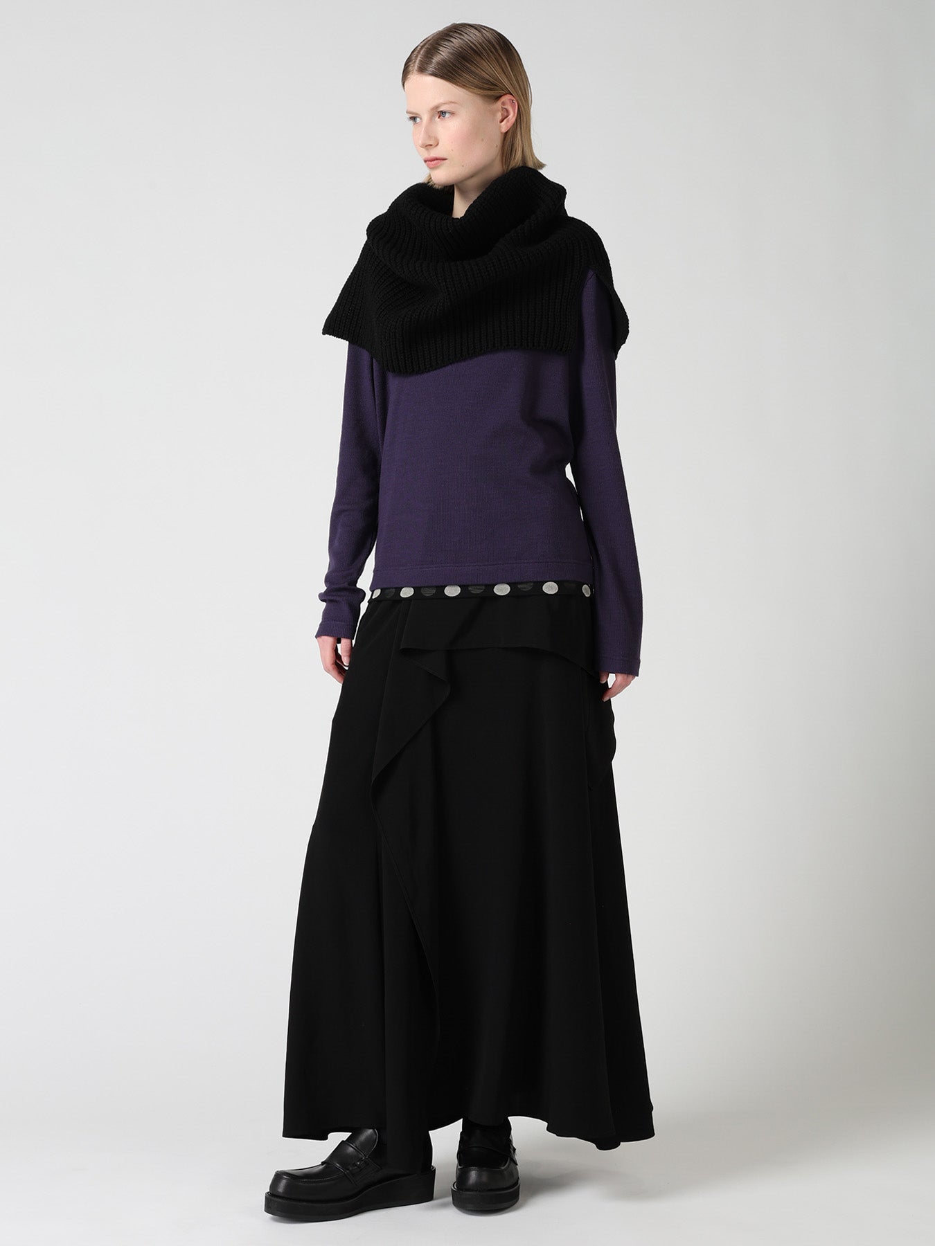 18aw Yohji Yamamoto POUR HOMME ニットスカート LAMB WOOL BIG SNOOD – THE SHOP YOHJI YAMAMOTO