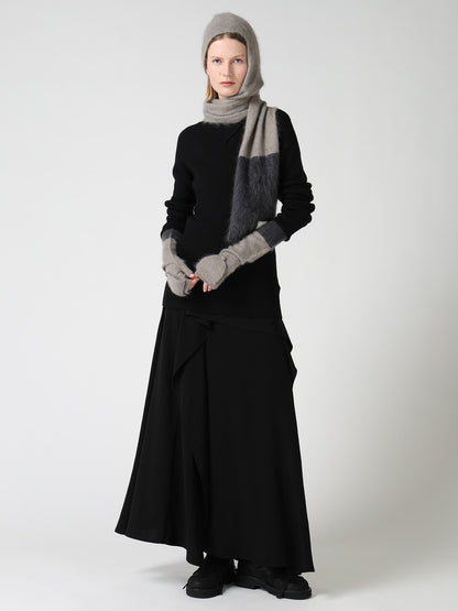 CASHMERE COLOR BLOCKING ARM WARMER