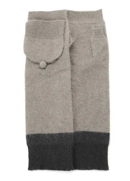CASHMERE COLOR BLOCKING ARM WARMER