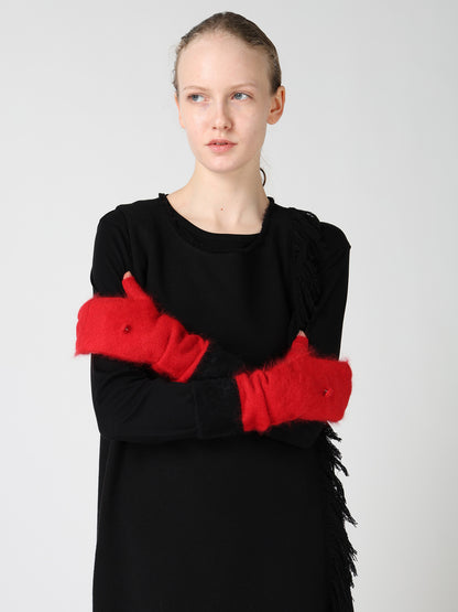 CASHMERE COLOR BLOCKING ARM WARMER