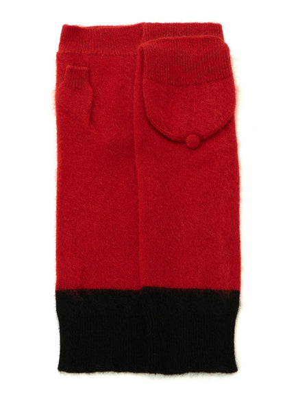 CASHMERE COLOR BLOCKING ARM WARMER