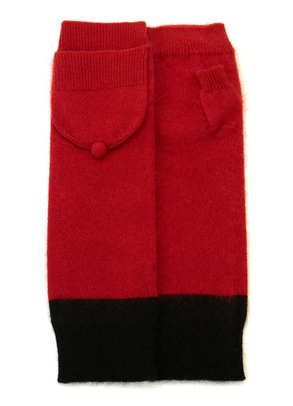 CASHMERE COLOR BLOCKING ARM WARMER