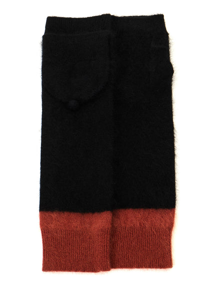 CASHMERE COLOR BLOCKING ARM WARMER