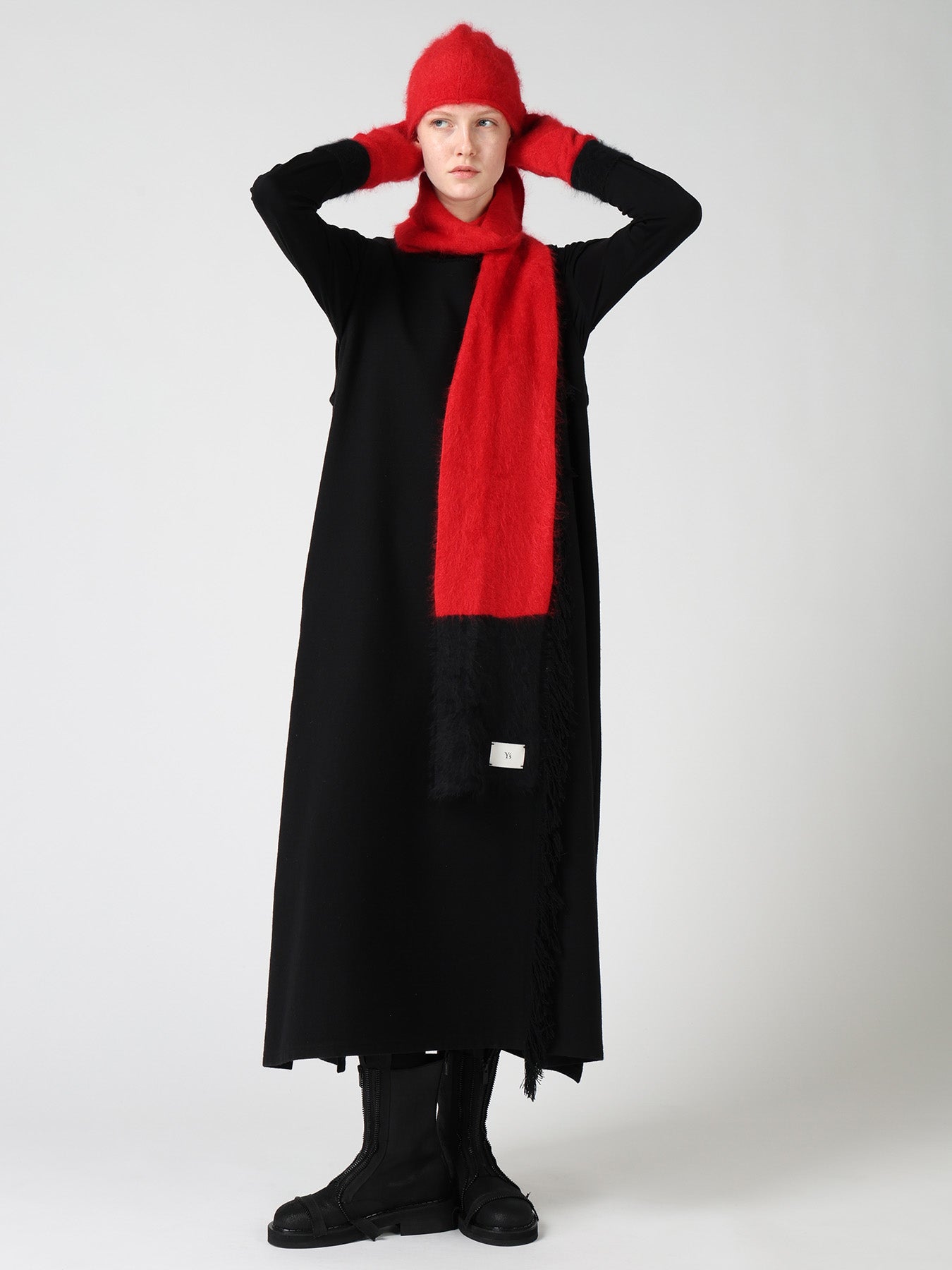 CASHMERE COLOR BLOCKING SCARF – THE SHOP YOHJI YAMAMOTO
