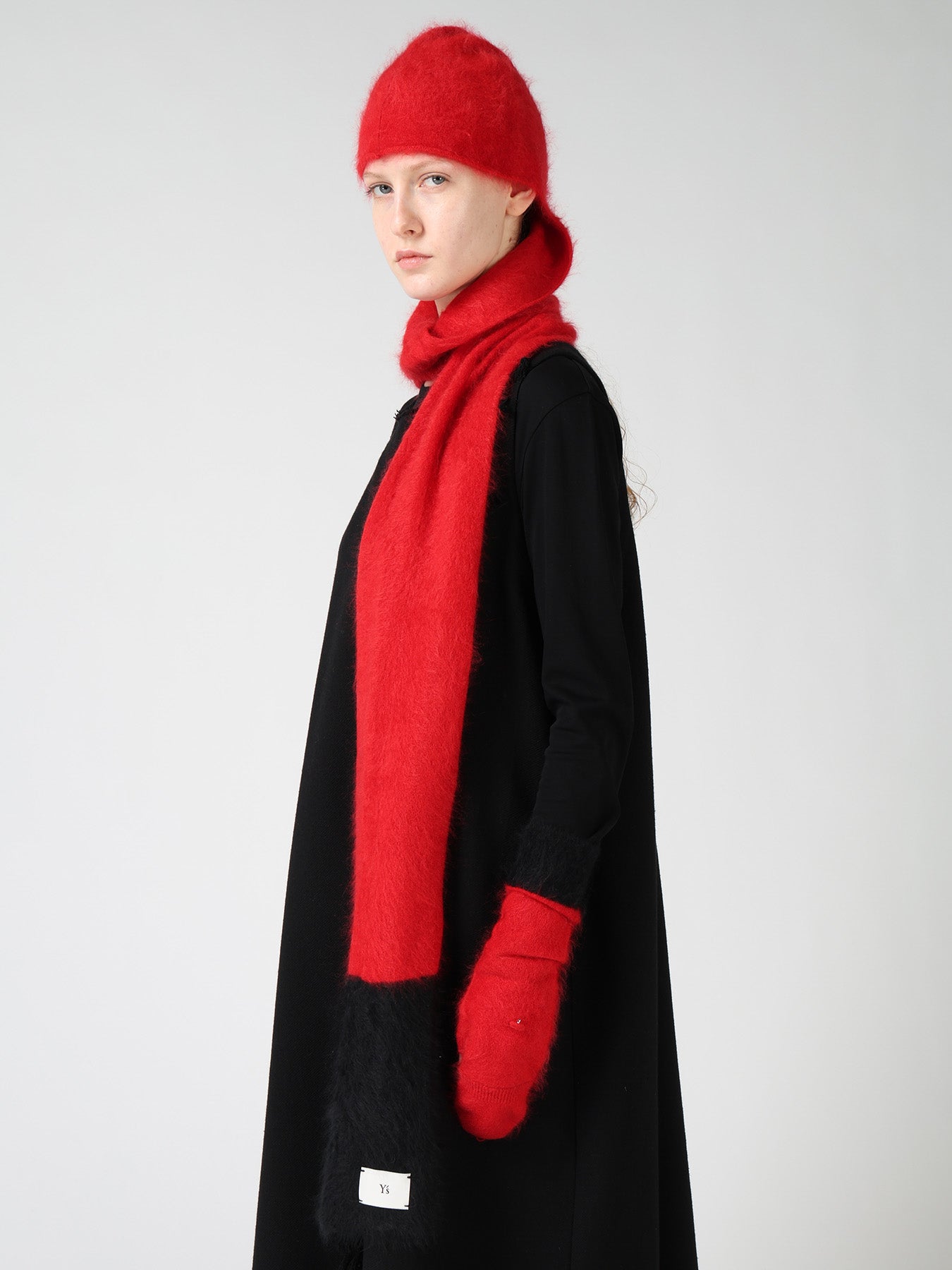 CASHMERE COLOR BLOCKING SCARF – THE SHOP YOHJI YAMAMOTO