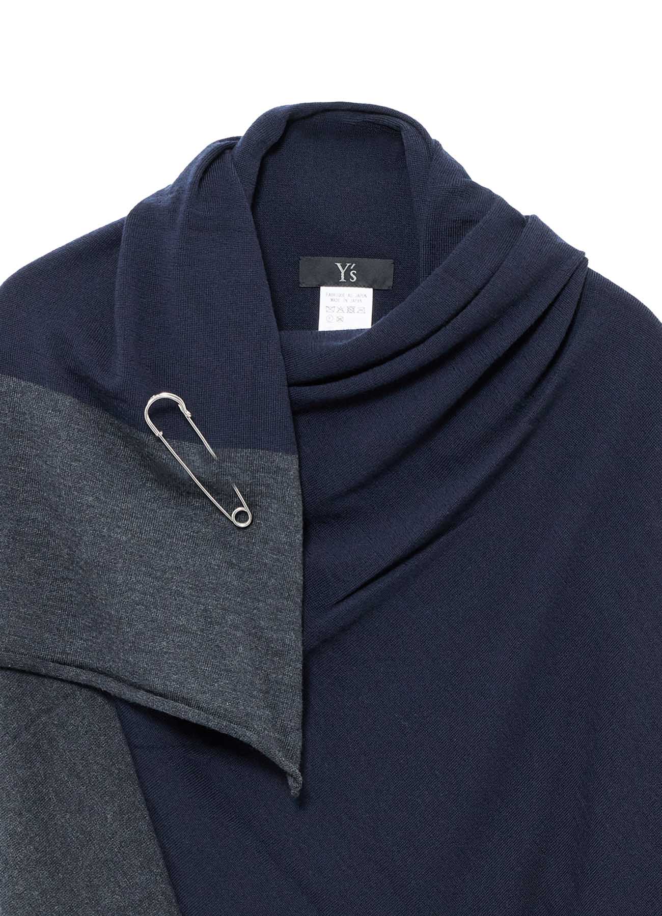 WOOL JERSEY ONE SLEEVE STOLE