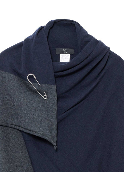 WOOL JERSEY ONE SLEEVE STOLE
