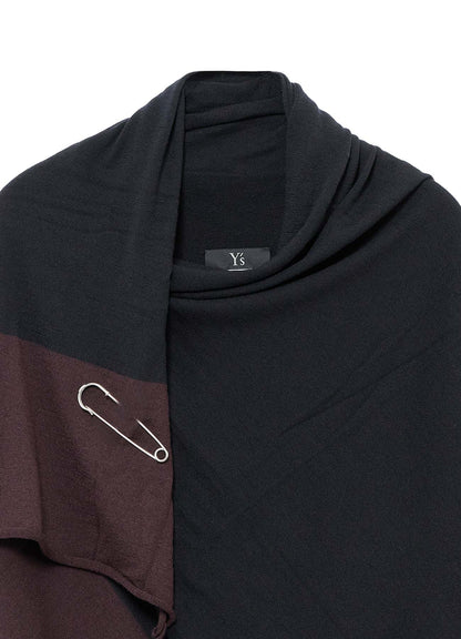 WOOL JERSEY ONE SLEEVE STOLE