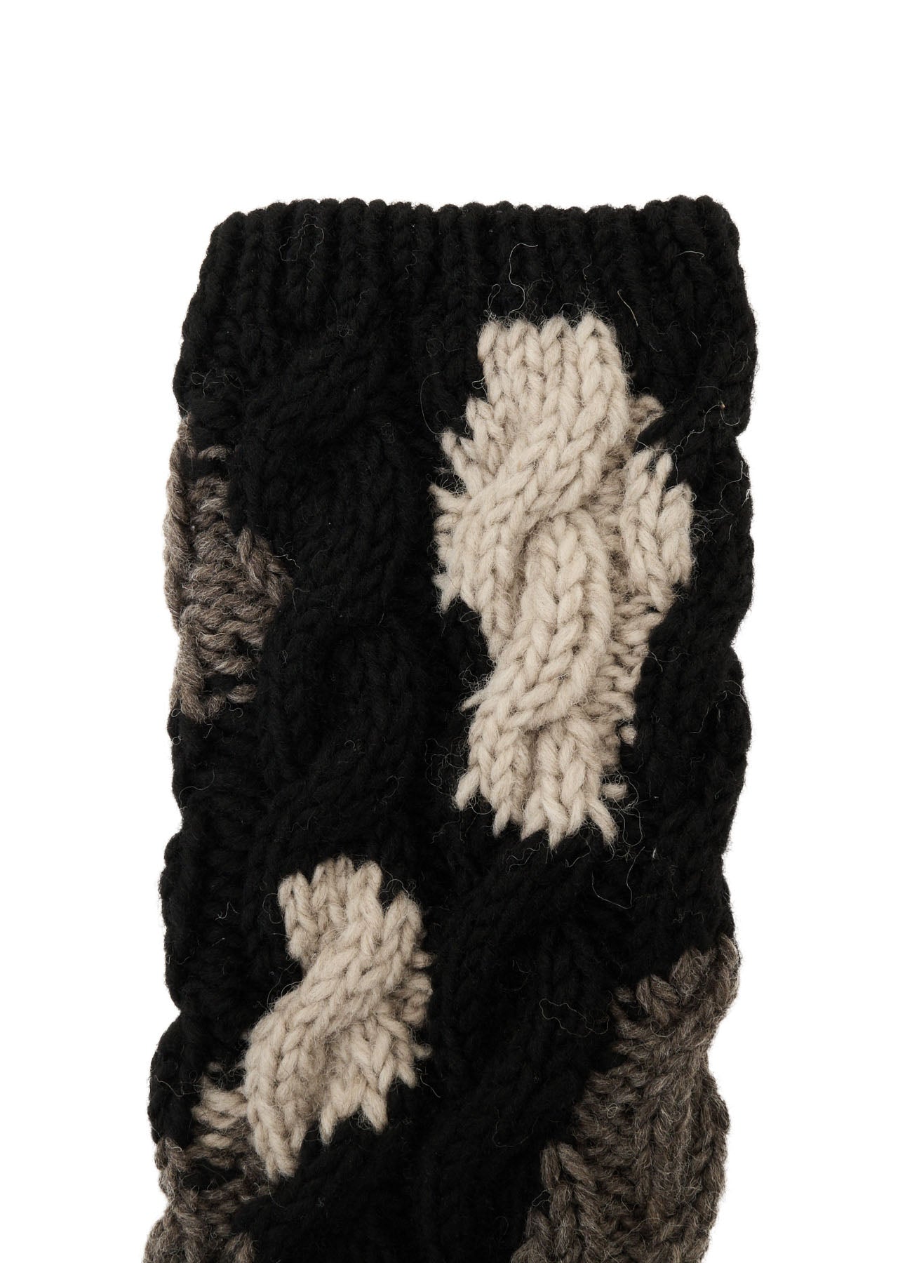 ANIMAL PATTERN HAND-KNIT ARM WARMER – THE SHOP YOHJI YAMAMOTO