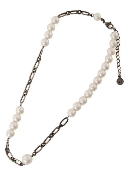 PEARL AND CHAIN CHOKER