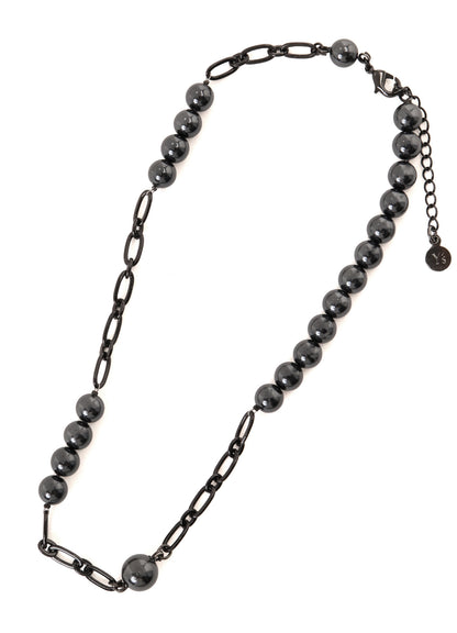 PEARL AND CHAIN CHOKER