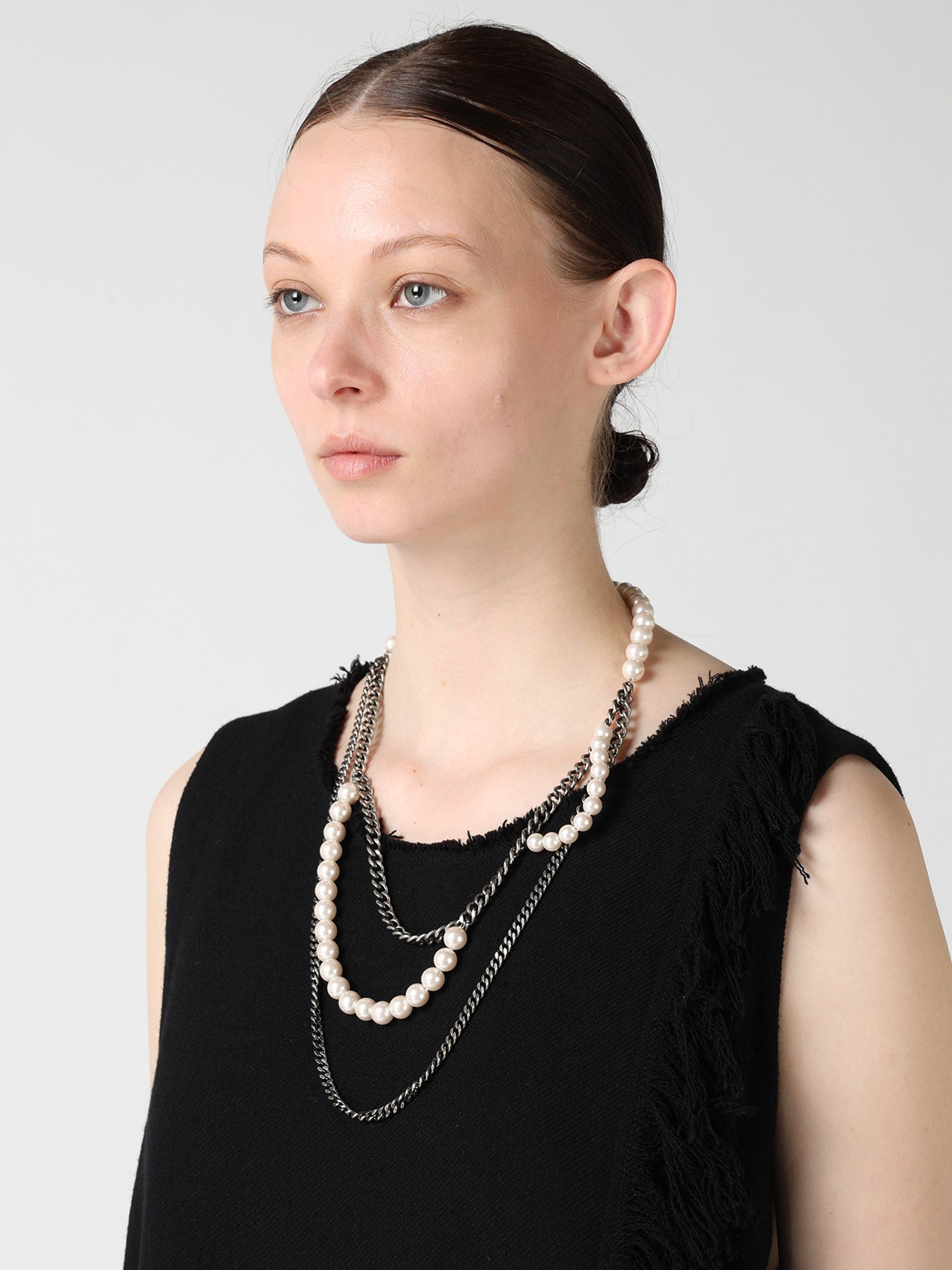PEARL AND CHAIN NECKLACE – THE SHOP YOHJI YAMAMOTO
