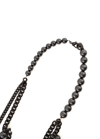 PEARL AND CHAIN NECKLACE