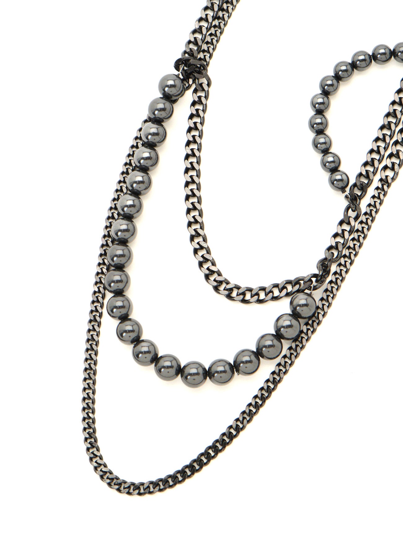 PEARL AND CHAIN NECKLACE – THE SHOP YOHJI YAMAMOTO