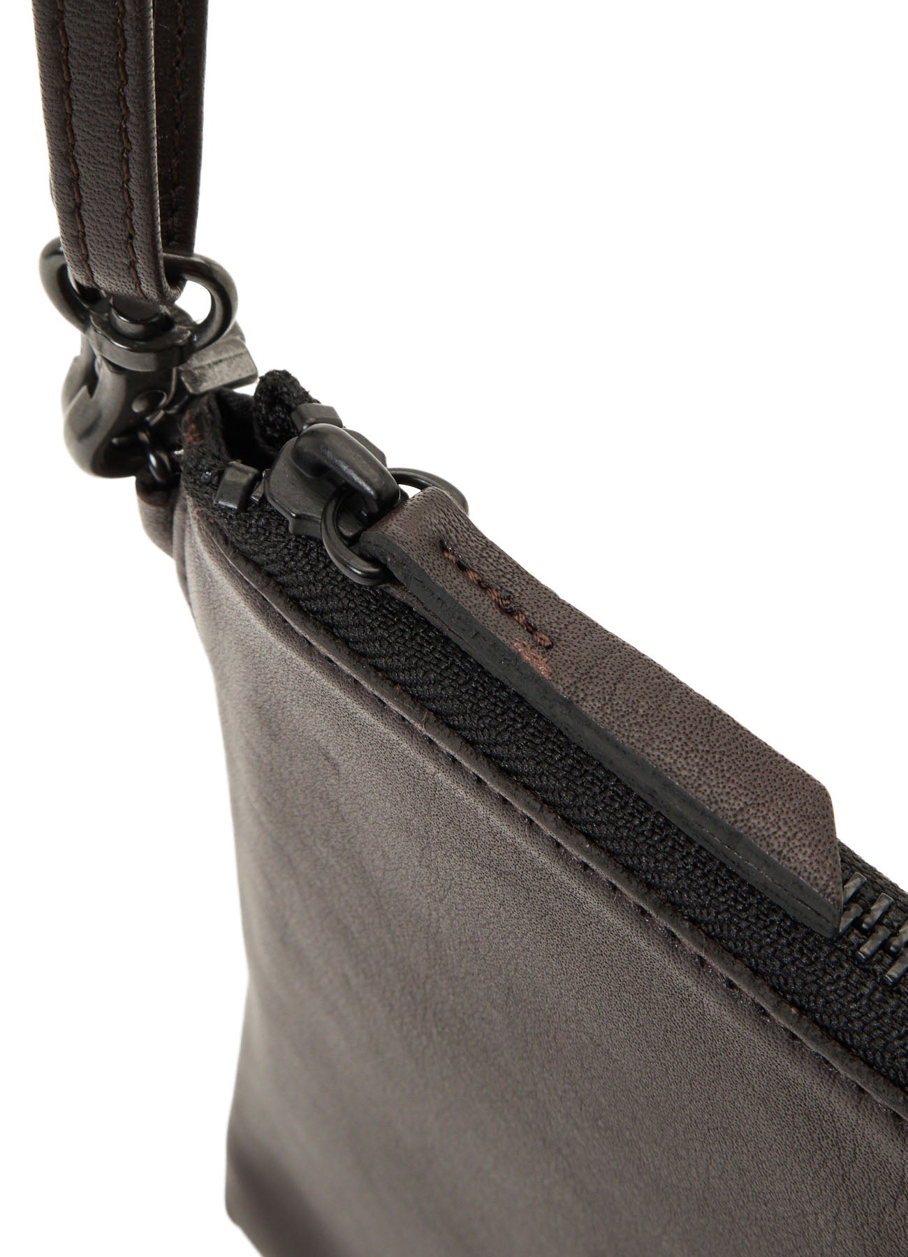 COW LEATHER ZIP PURSE
