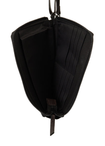 COW LEATHER ZIP PURSE