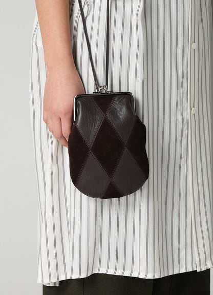 COW LEATHER CLASP NECKLACE