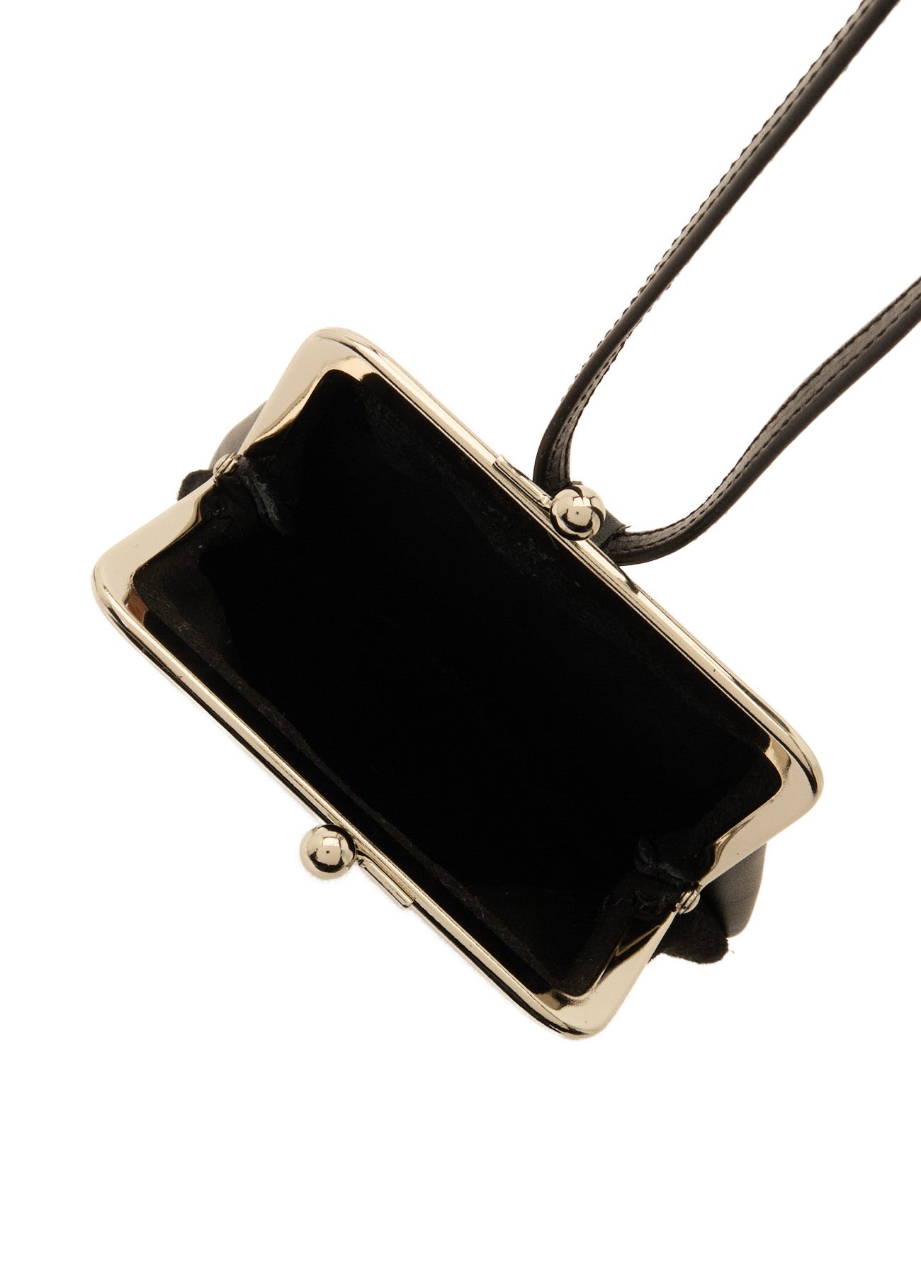 COW LEATHER CLASP NECKLACE