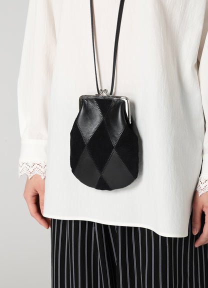 COW LEATHER CLASP NECKLACE