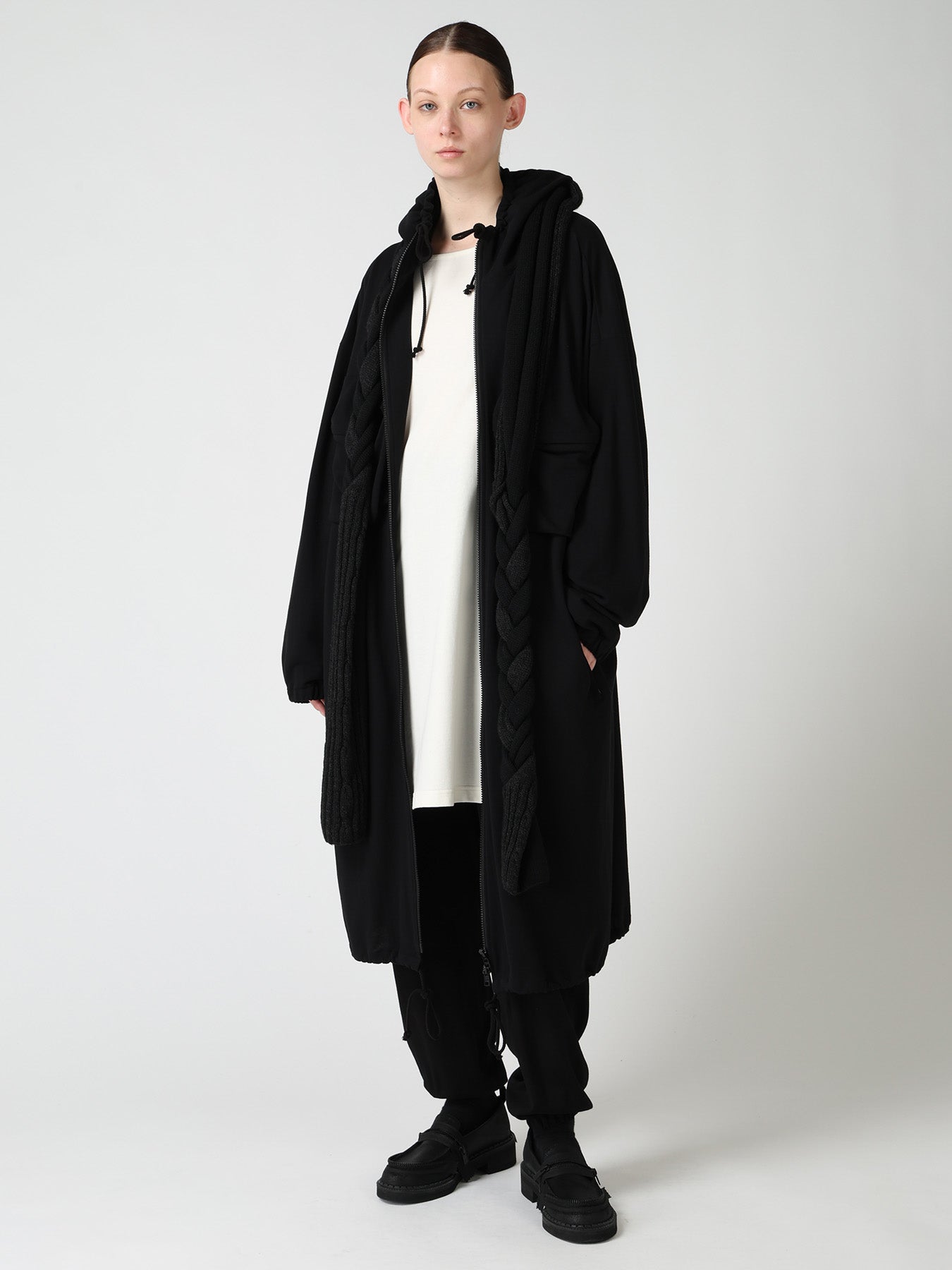 COTTON INLAY PULLOVER