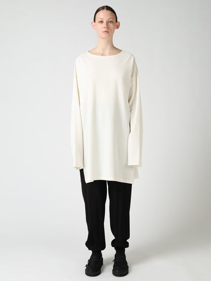 COTTON INLAY PULLOVER