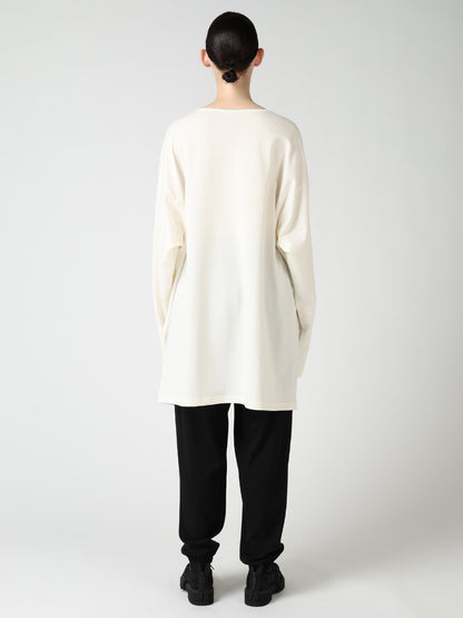 COTTON INLAY PULLOVER