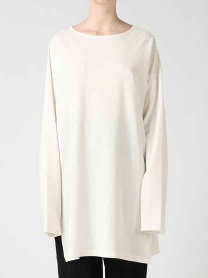 COTTON INLAY PULLOVER