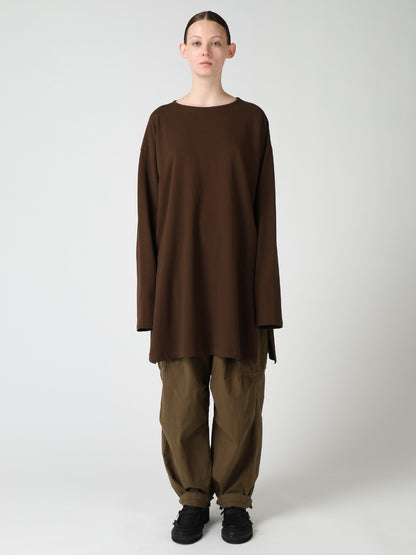 COTTON INLAY PULLOVER
