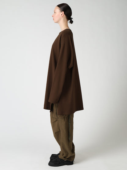 COTTON INLAY PULLOVER