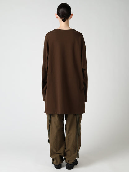 COTTON INLAY PULLOVER