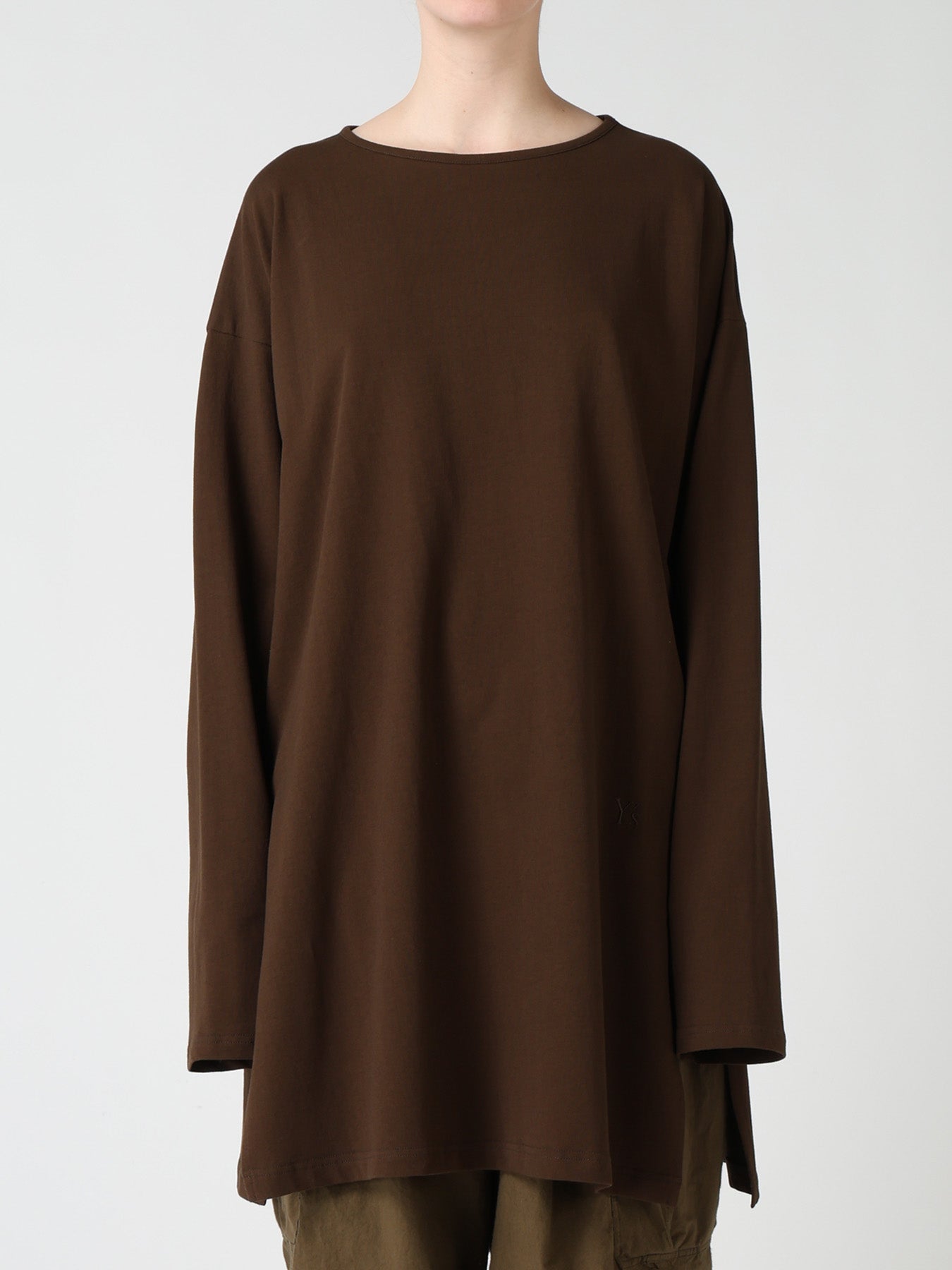 COTTON INLAY PULLOVER