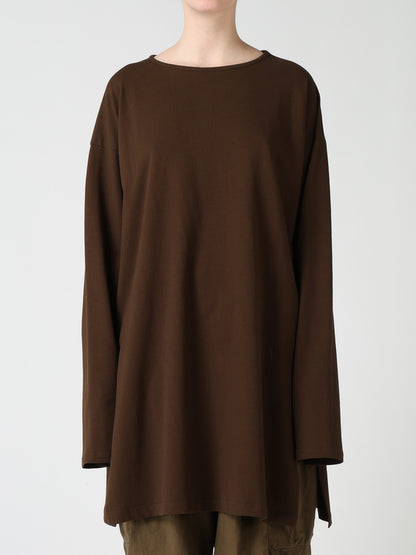 COTTON INLAY PULLOVER