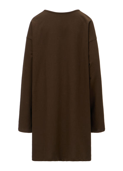 COTTON INLAY PULLOVER