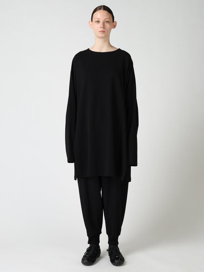 COTTON INLAY PULLOVER