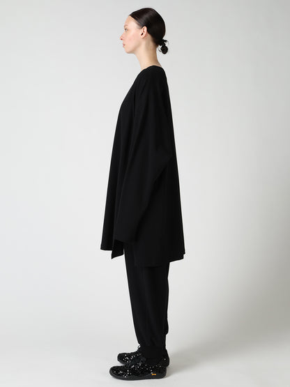 COTTON INLAY PULLOVER