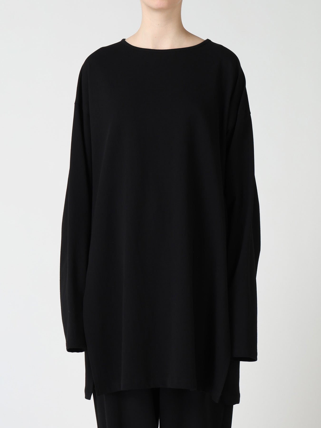 COTTON INLAY PULLOVER