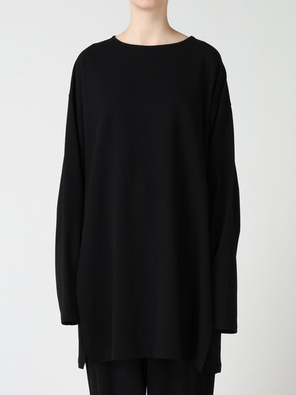 COTTON INLAY PULLOVER