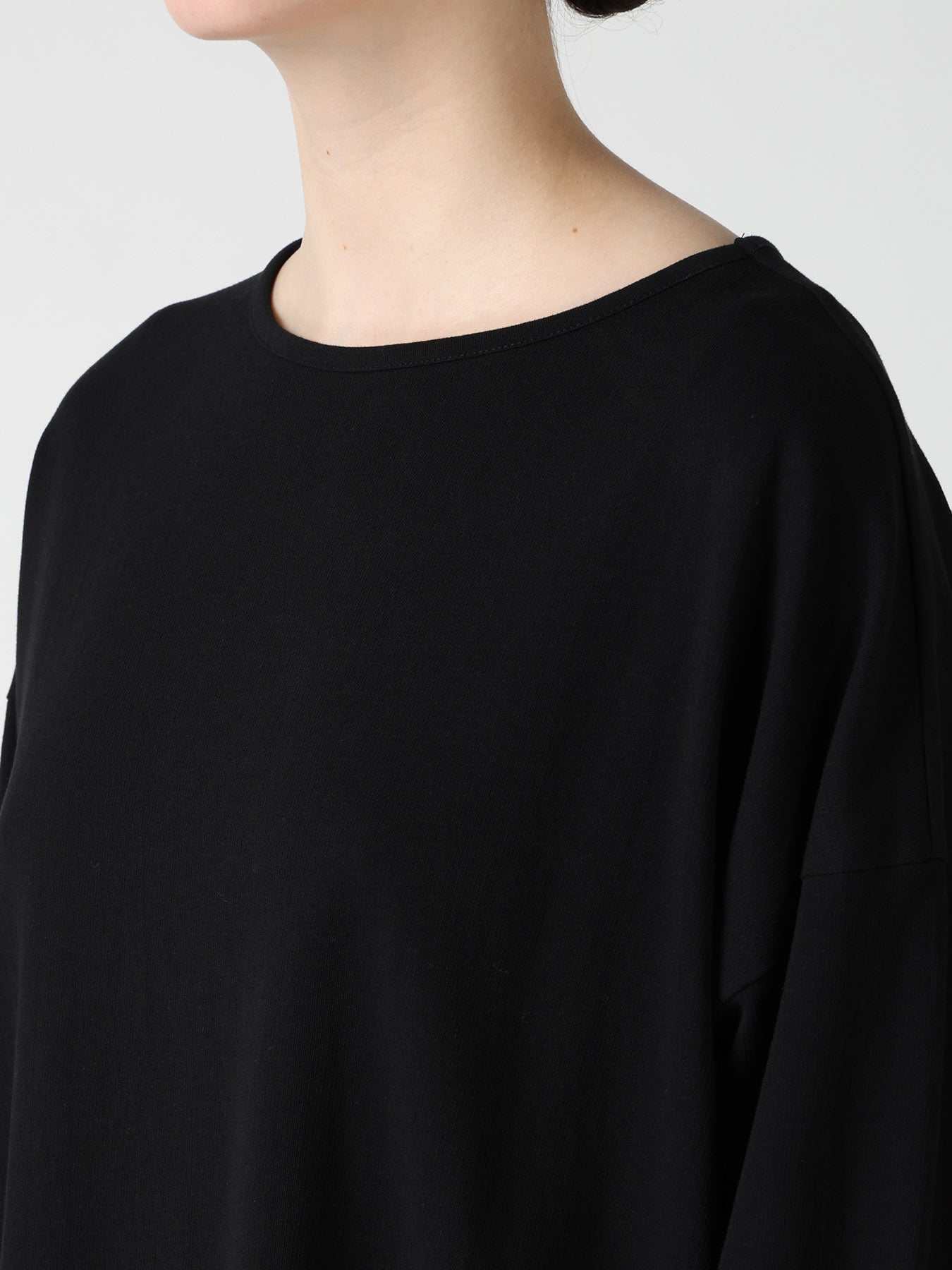 COTTON INLAY PULLOVER