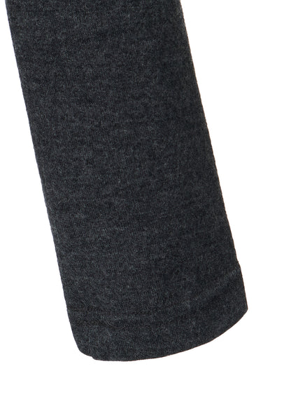 WOOL MILLED WASHABLE JERSEY HIGH NECK PULLOVER