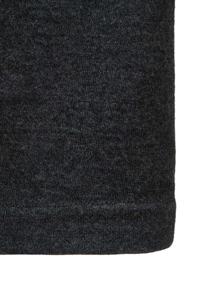 WOOL MILLED WASHABLE JERSEY HIGH NECK PULLOVER