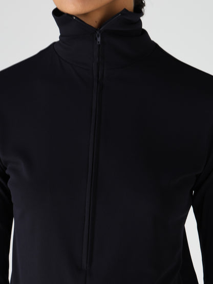 TA/PE DRY ZIP-UP HIGH NECK PULLOVER