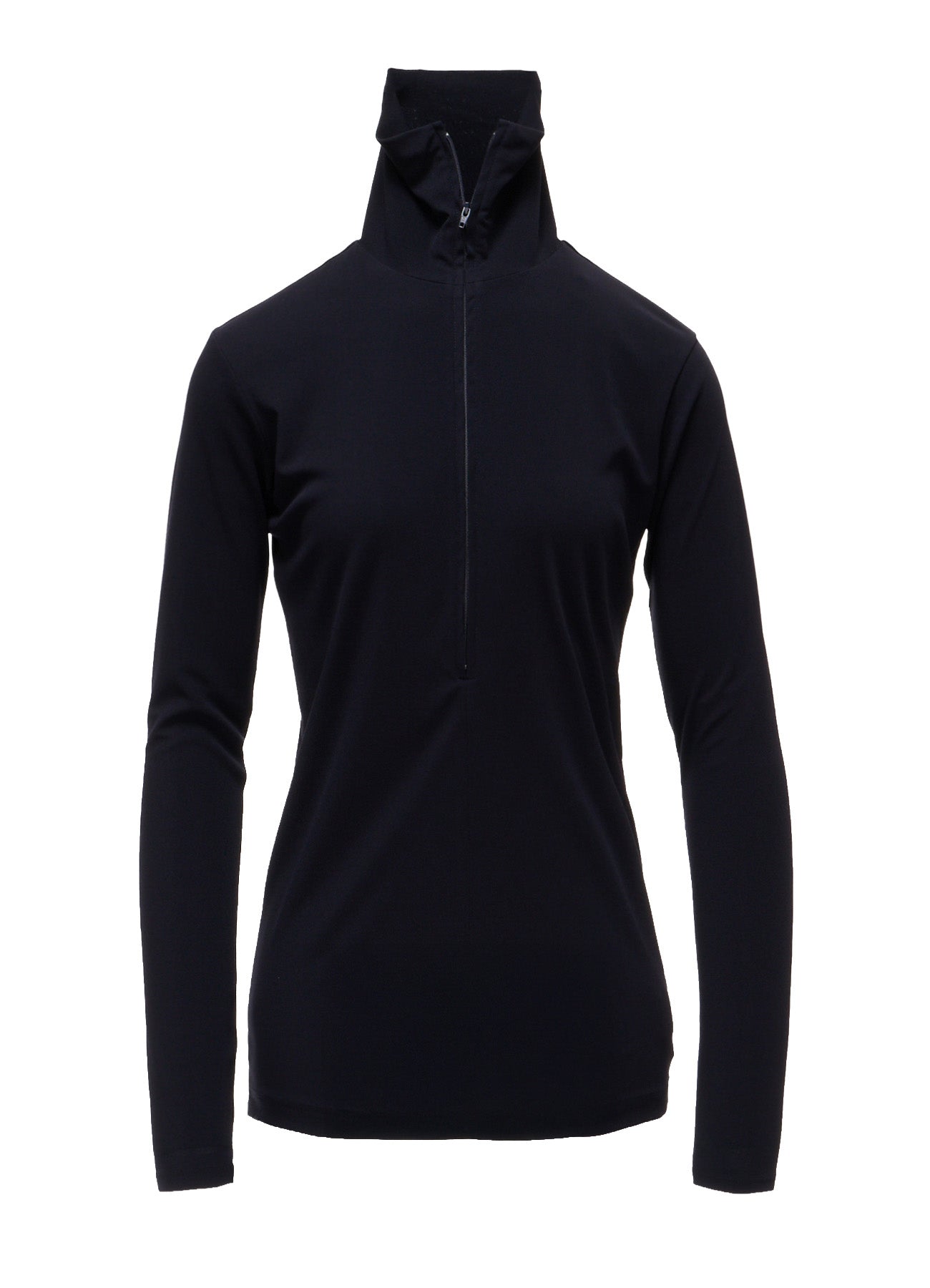 TA/PE DRY ZIP-UP HIGH NECK PULLOVER