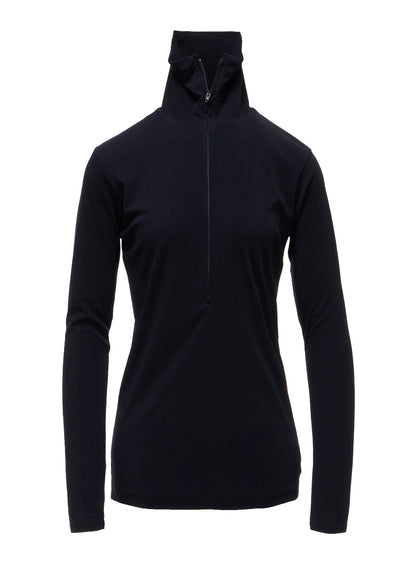 TA/PE DRY ZIP-UP HIGH NECK PULLOVER