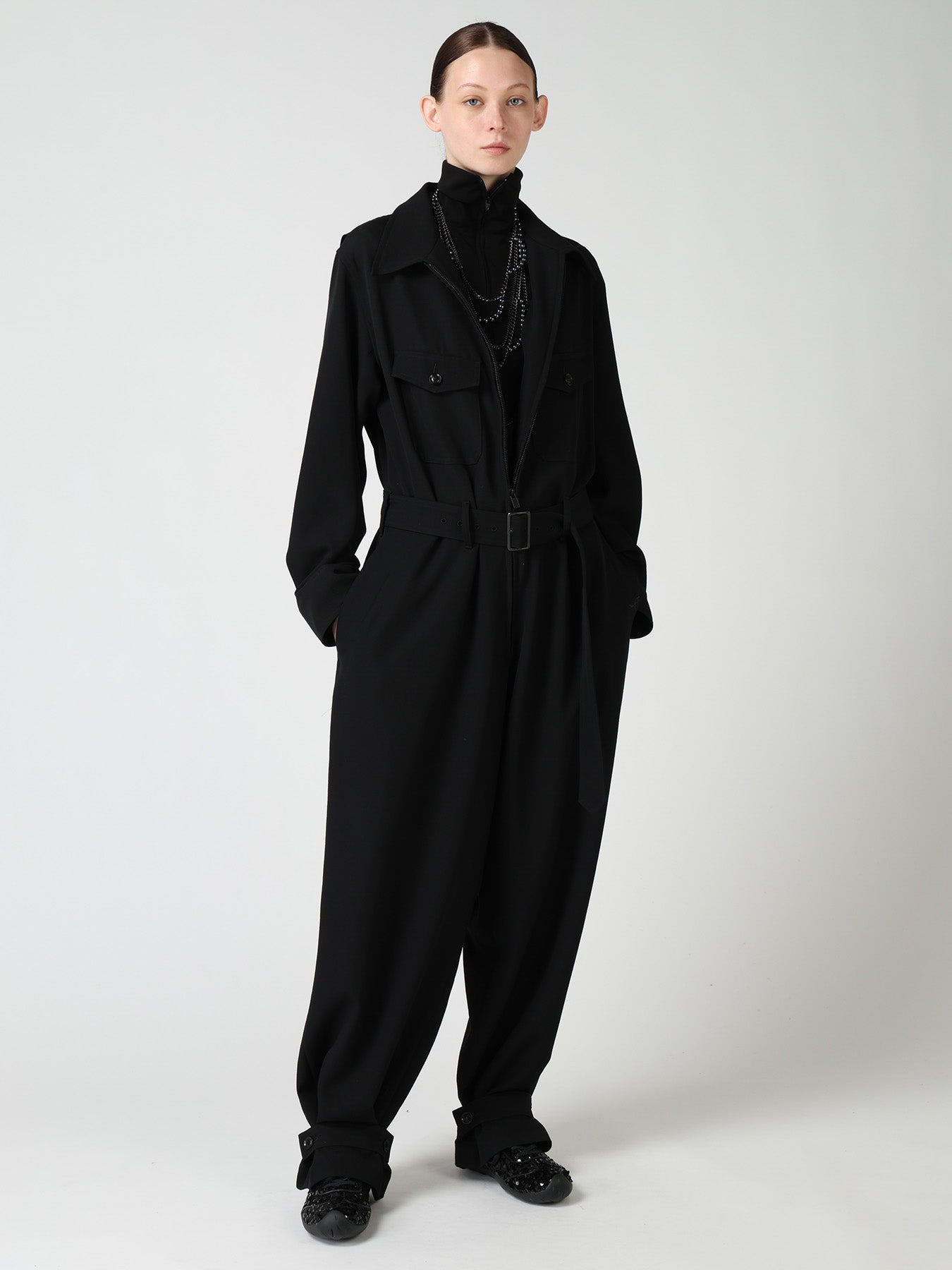 TA/PE DRY ZIP-UP HIGH NECK PULLOVER