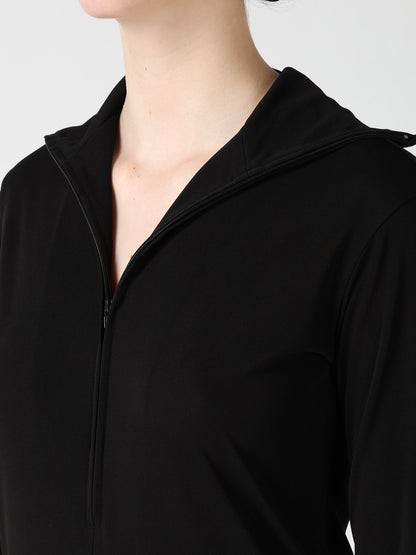 TA/PE DRY ZIP-UP HIGH NECK PULLOVER