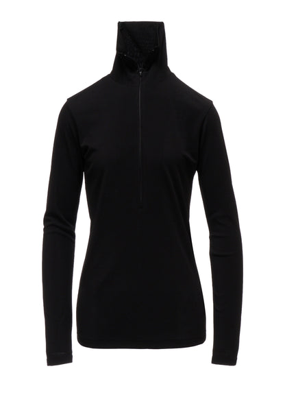 TA/PE DRY ZIP-UP HIGH NECK PULLOVER