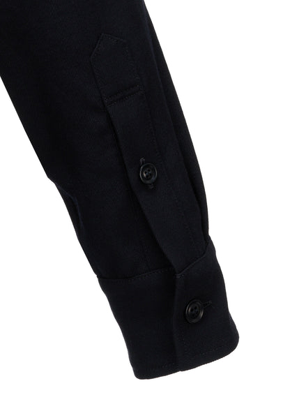 WOOL GABARDINE MILITARY SHIRT