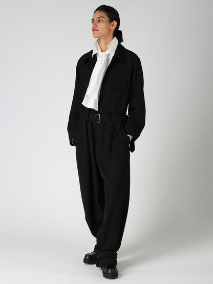 100/2 COTTON BROAD BOW COLLAR SHIRT